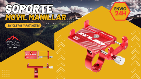 Soporte Movil Para Manillar Modelo G-81 Para Patinetes Electricos